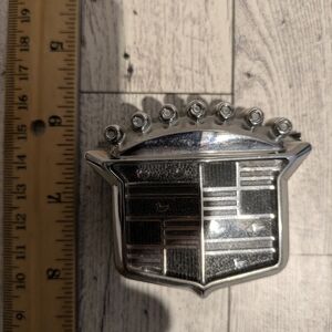 Cadillac Silver Car Emblem